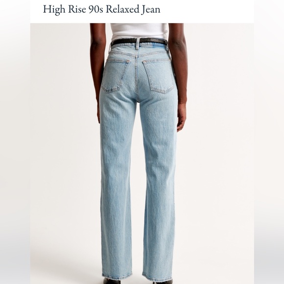 Abercrombie & Fitch High Rise 90’s Relaxed Jean - Picture 2 of 7